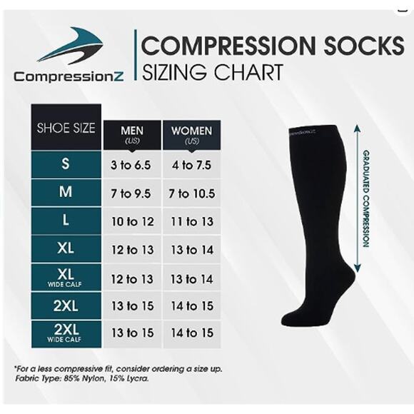 CompressionZ Compression Socks For Men & Women - Picture 5 of 5